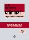 LEY DE ENJUICIAMIENTO CRIMINAL Y LEGISLACIN COMPLEMENTARIA 2018