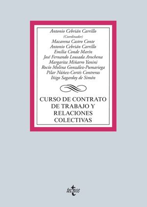 CURSO DE CONTRATO DE TRABAJO Y RELACIONES COLECTIVAS