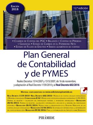 PLAN GENERAL DE CONTABILIDAD Y DE PYMES 2018