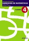 MATEM�TICAS, 4 ESO, 1 CICLO. CUADERNO DE EJERCICIOS 4