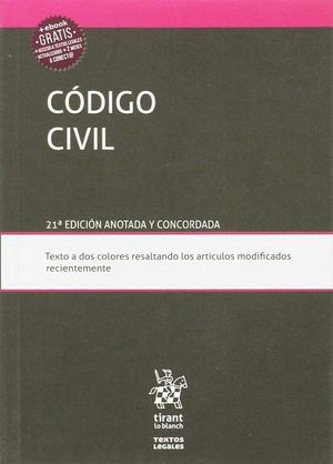 CDIGO CIVIL 21 EDICIN 2017