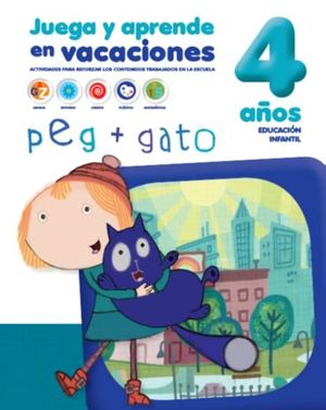 CUADERNOS DE VACACIONES 4 A�OS PEG + GATO