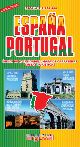 MAPA DE CARRETERAS DE ESPAA Y PORTUGAL