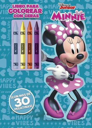 MINNIE. LIBRO PARA COLOREAR CON CERAS