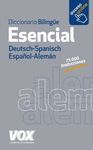DICCIONARIO ESENCIAL ALEM�N-ESPA�OL/DEUTSCH-SPANISCH