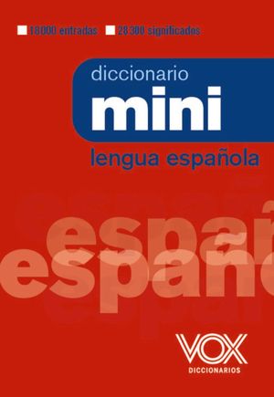 DICCIONARIO MINI DE LA LENGUA ESPAOLA