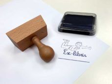 SELLO EXLIBRIS CON MANGO - EL PRINCIPITO