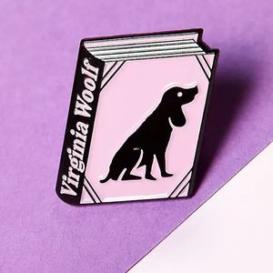 PIN ESMALTADO FLUSH BY VIRGINIA WOOLF