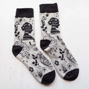 CALCETINES ESTAMPADOS DE LITERATURA GTICA