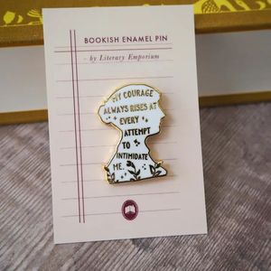 PIN ESMALTADO PRIDE & PREJUDICE JANE AUSTEN BOOK LOVER