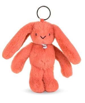 LLAVERO DE PELUCHE CONEJO CORAL - 18 CM - CONEJO