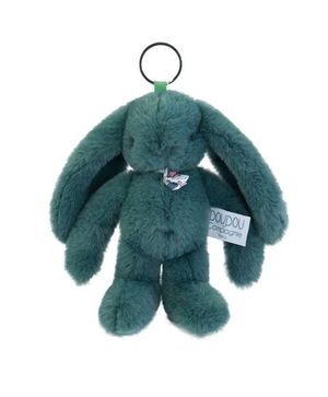 LLAVERO DE PELUCHE CONEJO VERDE - 18 CM - CONEJO