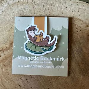 MARCAPAGINAS MAGN�TICO DE NUTRIA LECTORA