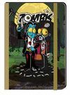 ZOMBIES. CUADERNO TAPA DURA CON GOMA ELASTICA A5
