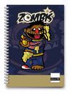 ZOMBIES. CUADERNOS A4 CON ESPIRAL