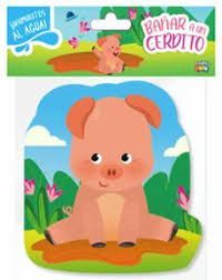BA�AR A UN CERDITO. ANIMALITOS AL AGUA