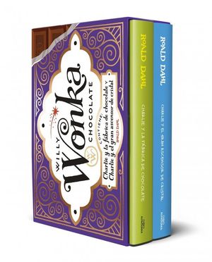 ESTUCHE DORADO DE WILLY WONKA (CONTIENE: CHARLIE Y LA F�BRICA DE CHOCOLATE Y CHA