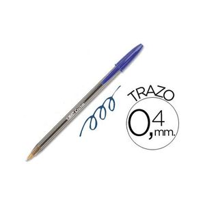 BOLIGRAFO AZUL CRISTAL BIC